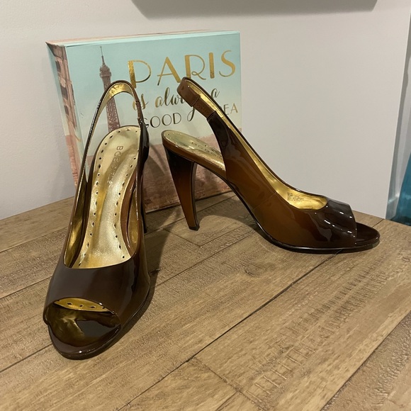 BCBG brown heels size 8.5 - Picture 3 of 5